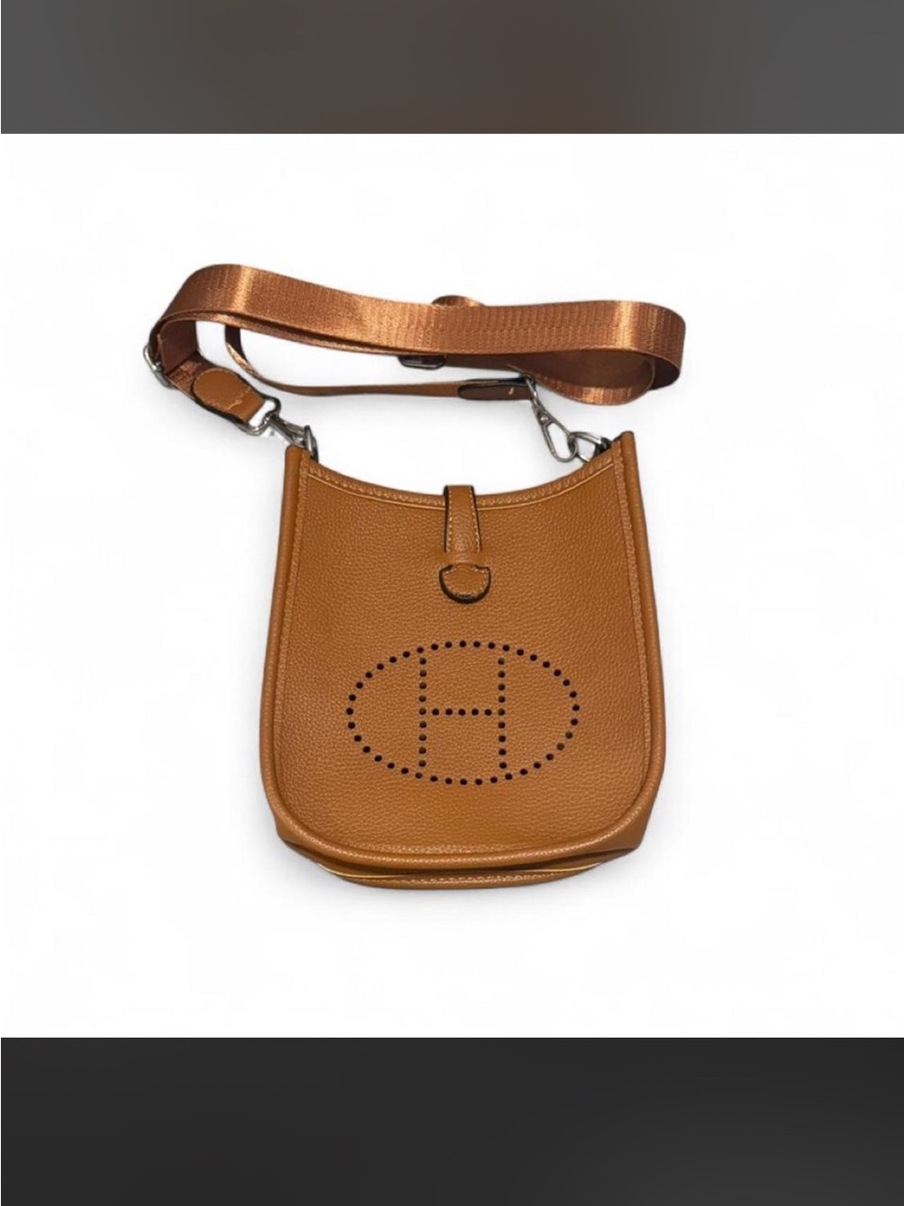 Tan crossbody bag